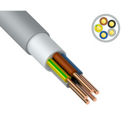 Кабель электрический NYM-J 5X2,5 (бухта 500 м) 1 м.